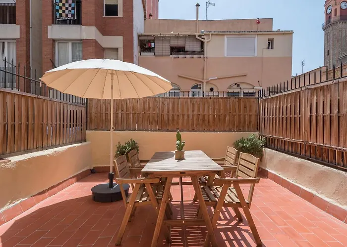 Cozy Apt With Sunny Terrace In The Heart Of Gracia